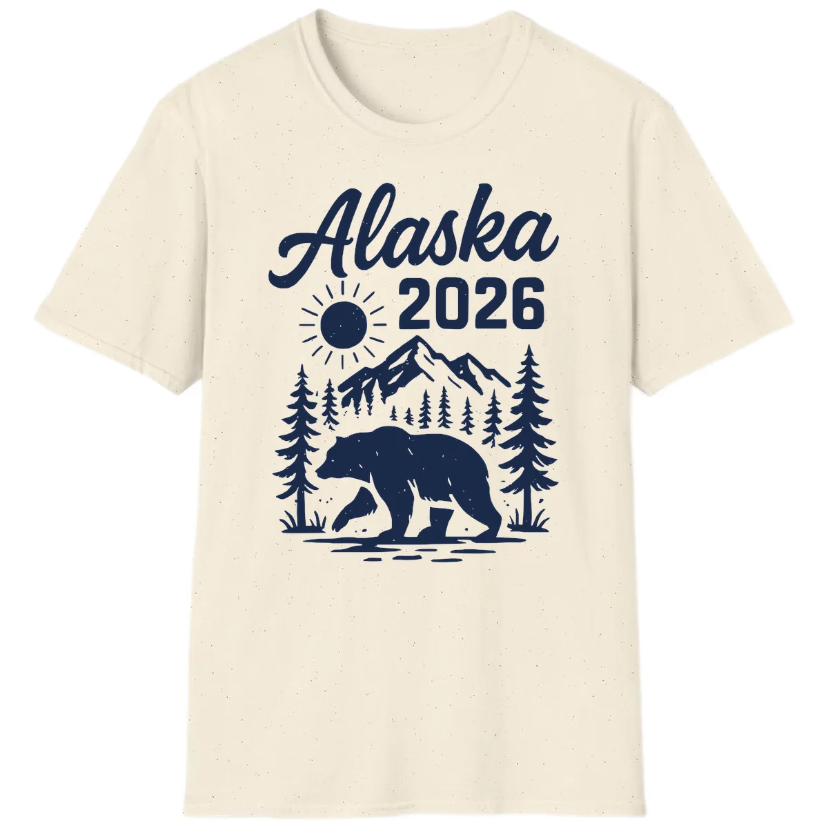 Alaska 2026 Bear Mountain Wilderness T-Shirt in Natural