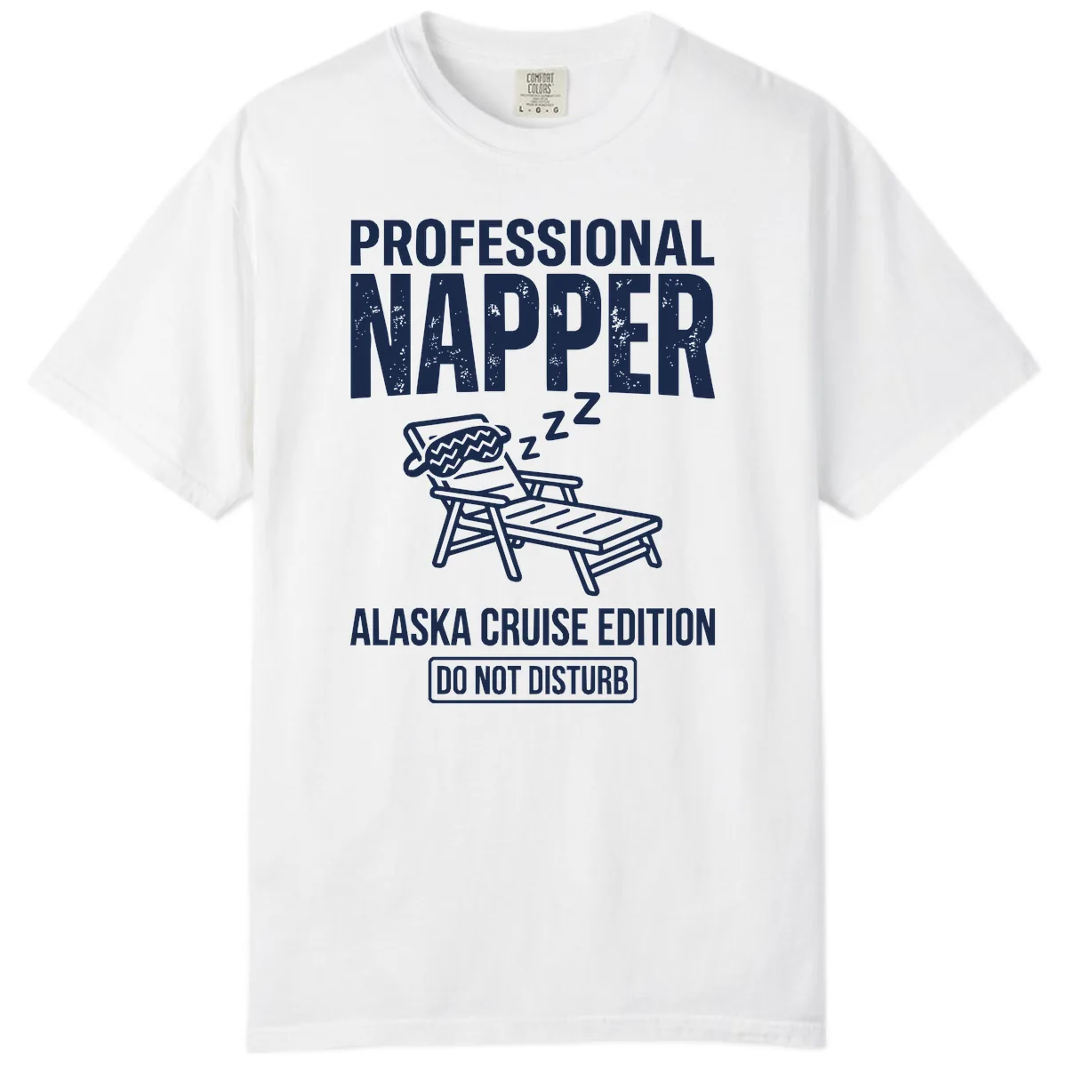 Professional Napper Alaska Cruise Edition Comfort Color in White