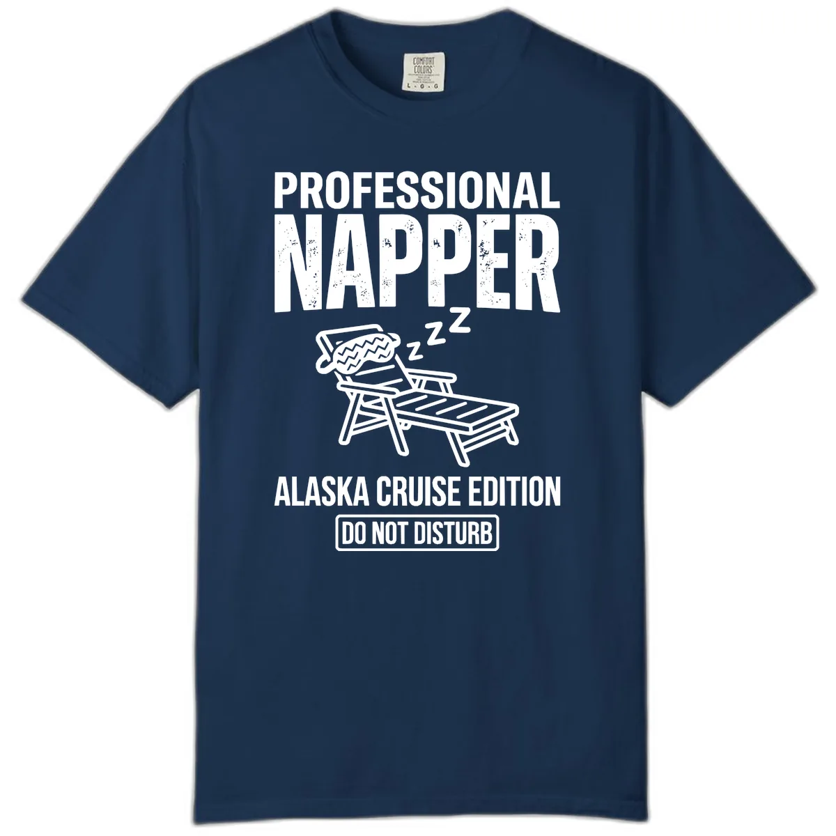 Professional Napper Alaska Cruise Edition Comfort Color in Navy