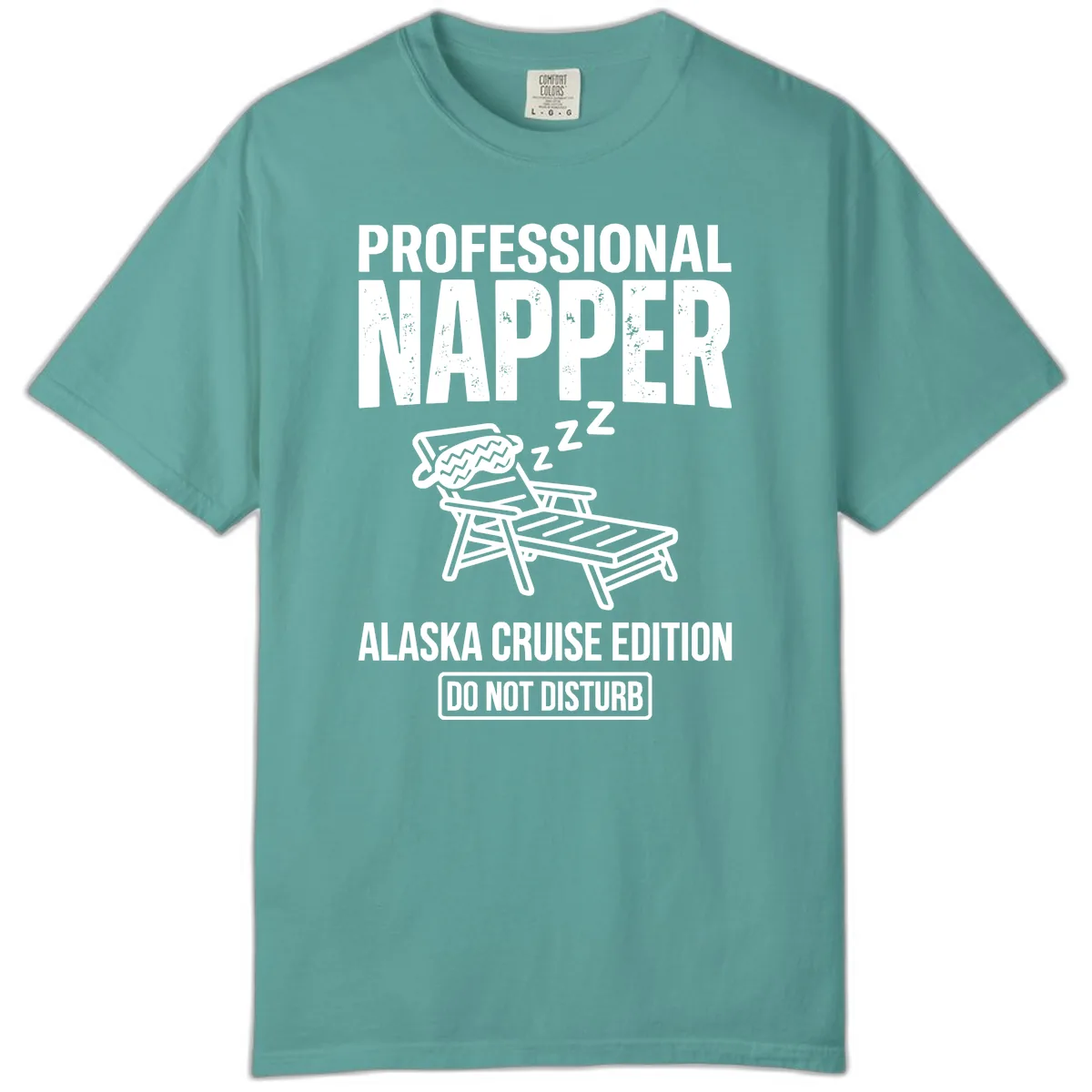 Professional Napper Alaska Cruise Edition Comfort Color in Seafoam