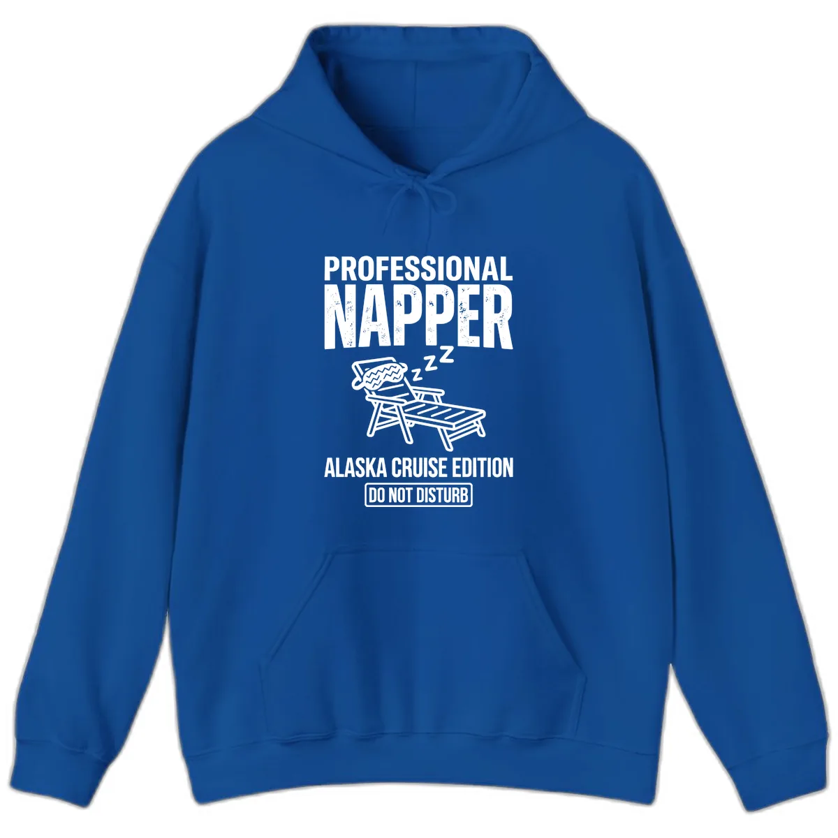 Professional Napper Alaska Cruise Edition Hoodie in Royal