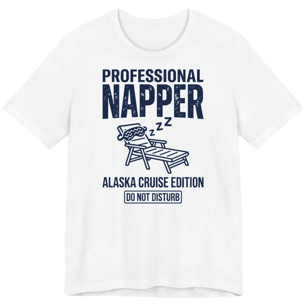 Professional Napper Alaska Cruise Edition Premium T-Shirt in White