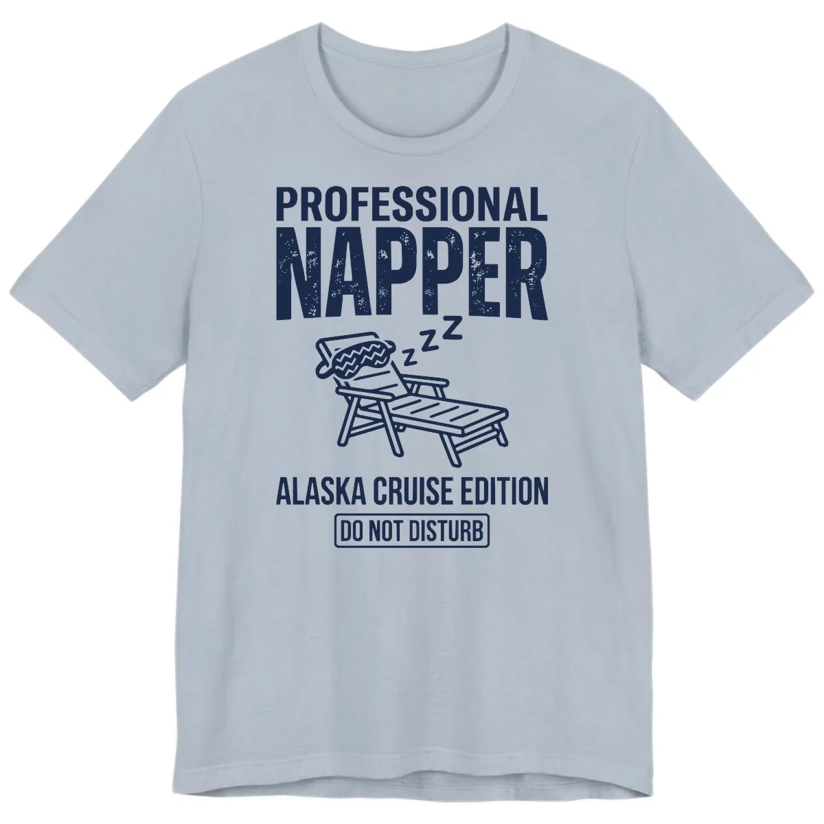 Professional Napper Alaska Cruise Edition Premium T-Shirt in Light Blue