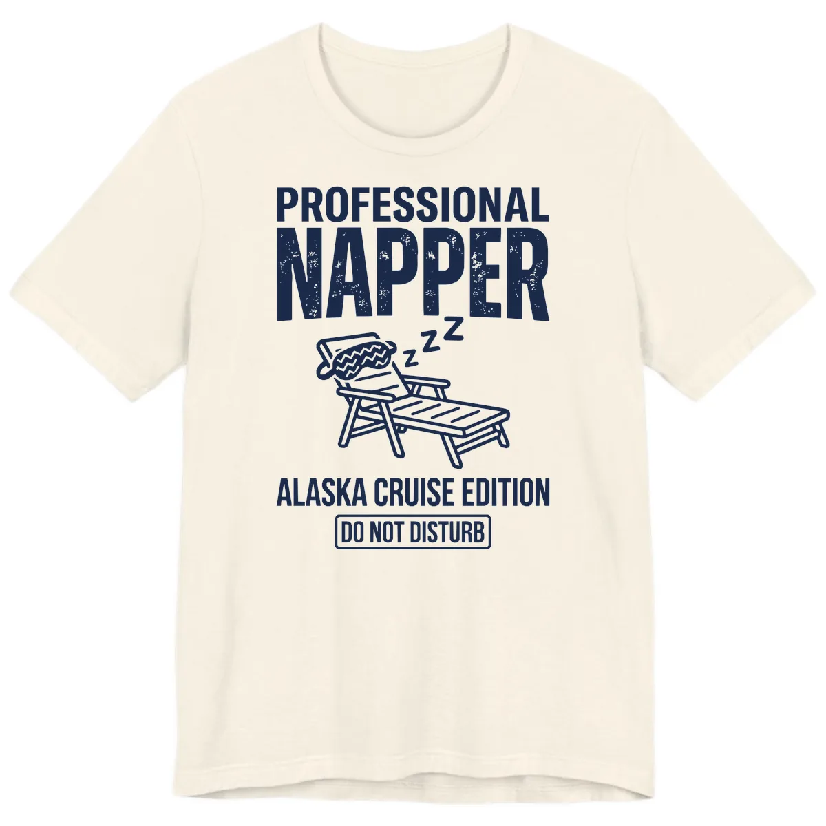 Professional Napper Alaska Cruise Edition Premium T-Shirt in Natural