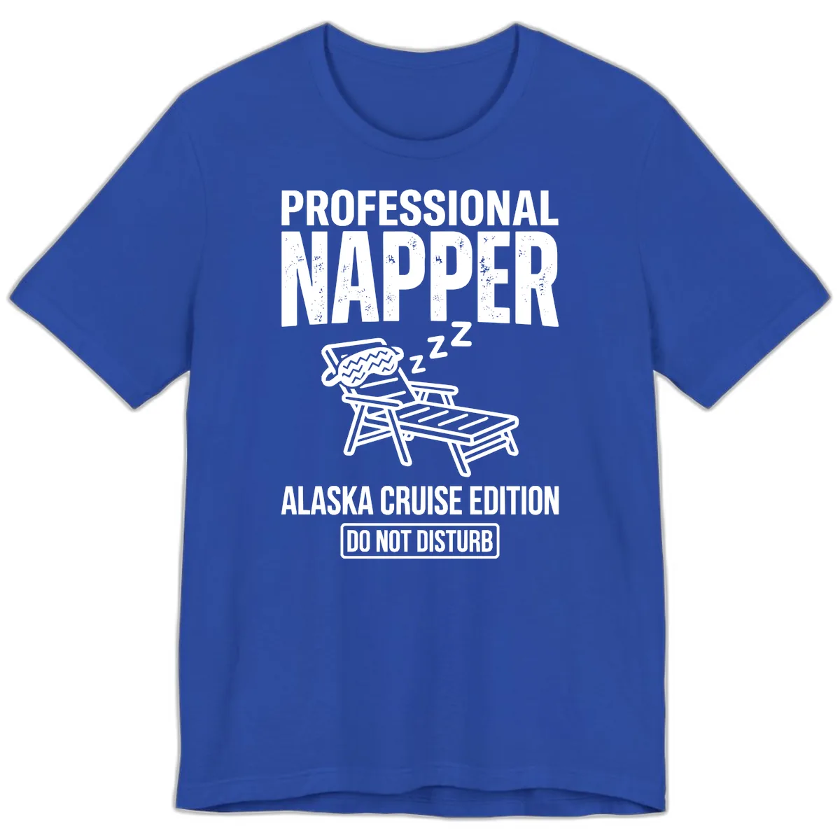 Professional Napper Alaska Cruise Edition Premium T-Shirt in True Royal