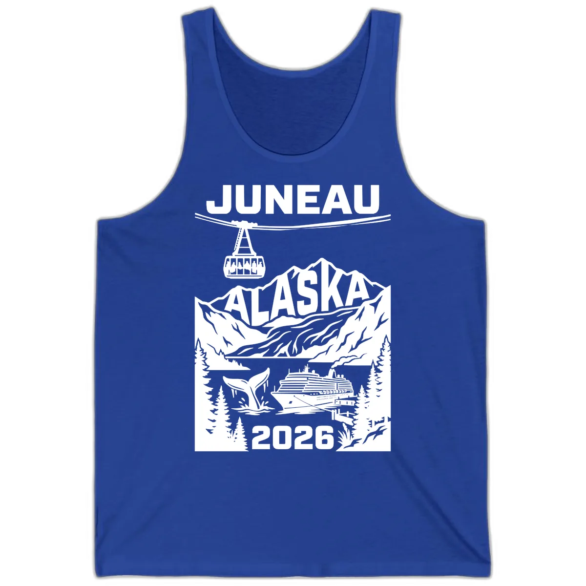 Alaska Cruise Adventure Design Tank in True Royal