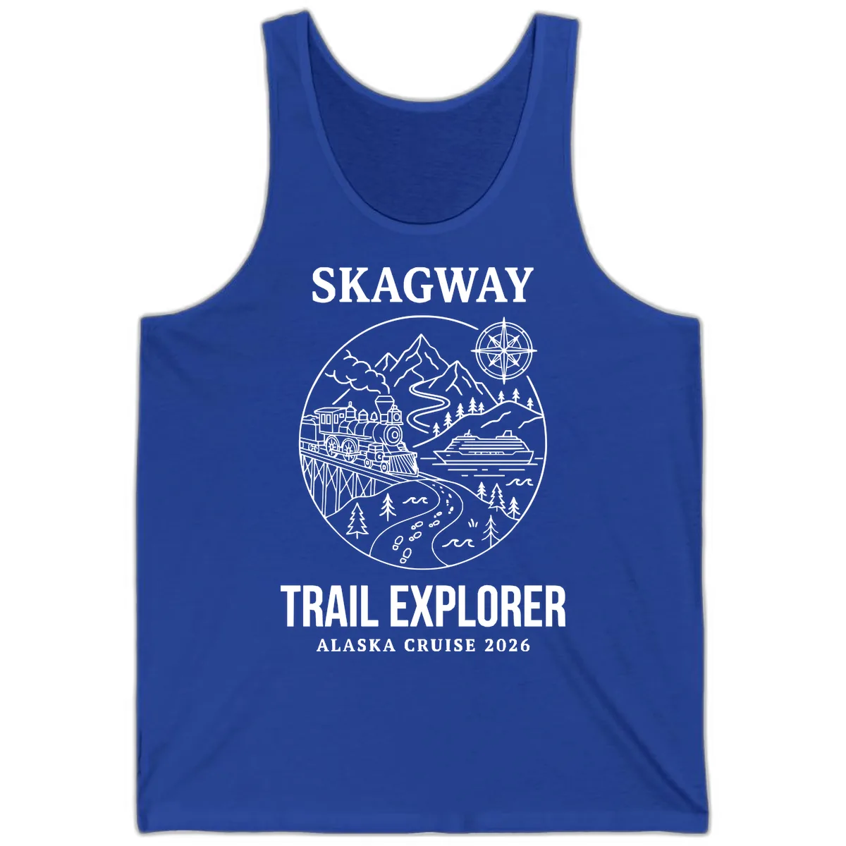 Skagway Trail Explorer Alaska Cruise Tank in True Royal