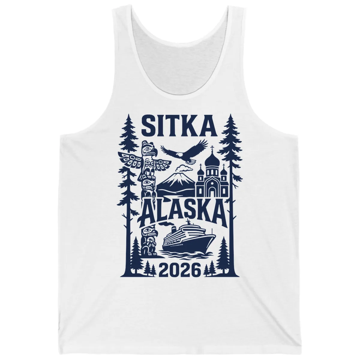 Sitka Alaska Cruise Heritage Tank in White