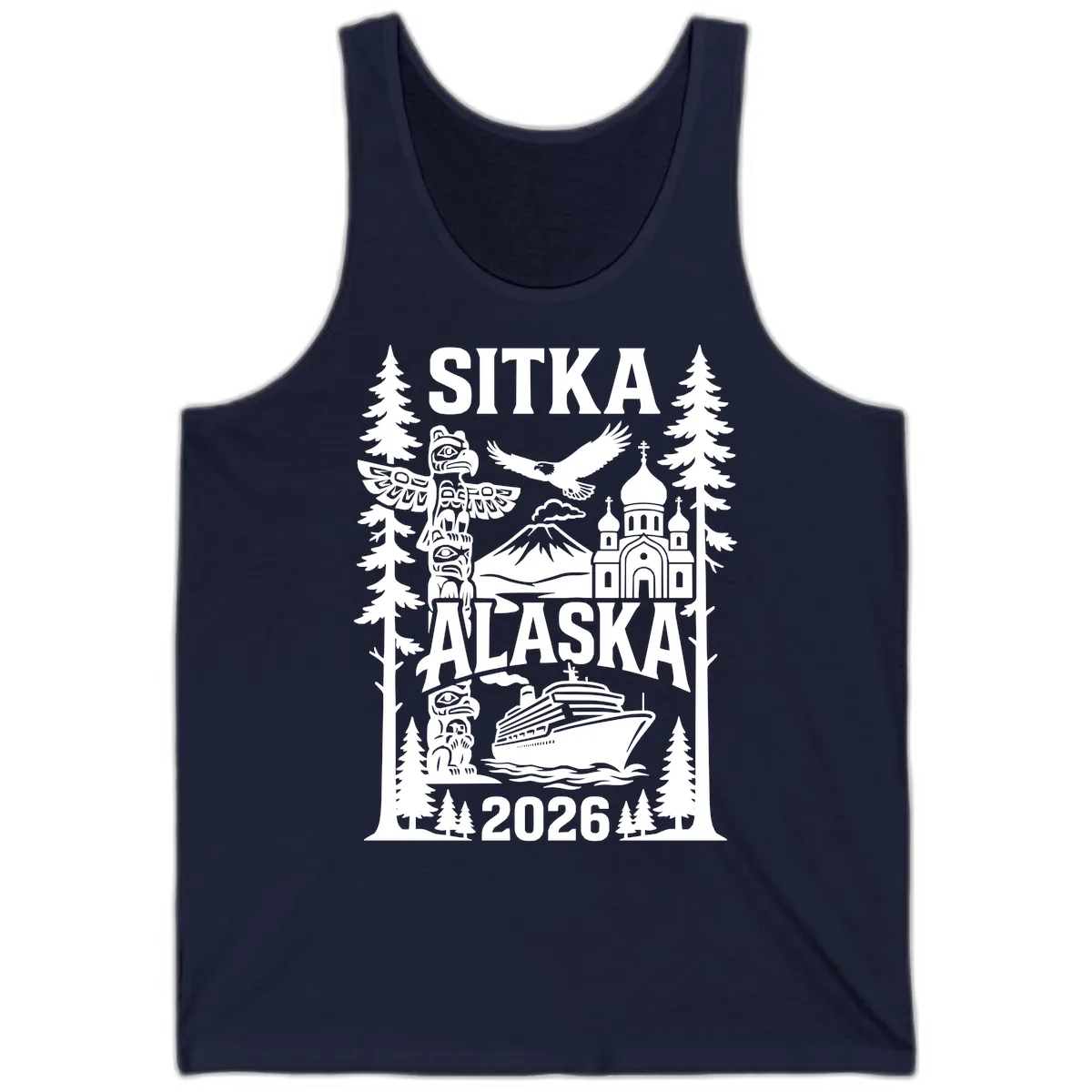 Sitka Alaska Cruise Heritage Tank in Navy