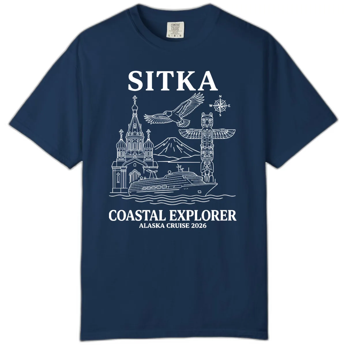 Sitka Coastal Explorer Alaska Cruise Comfort Color in Navy