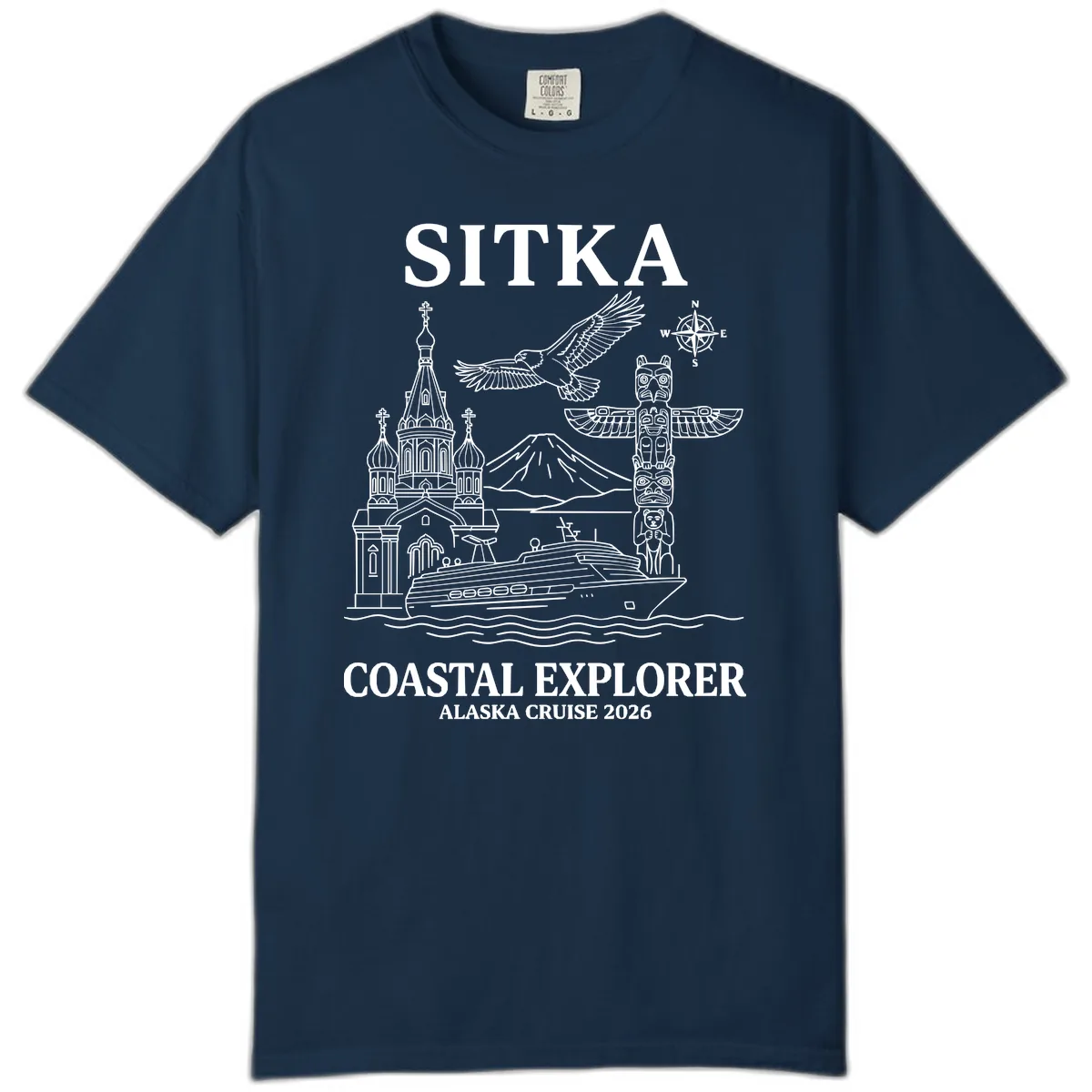 Sitka Coastal Explorer Alaska Cruise Comfort Color in True Navy