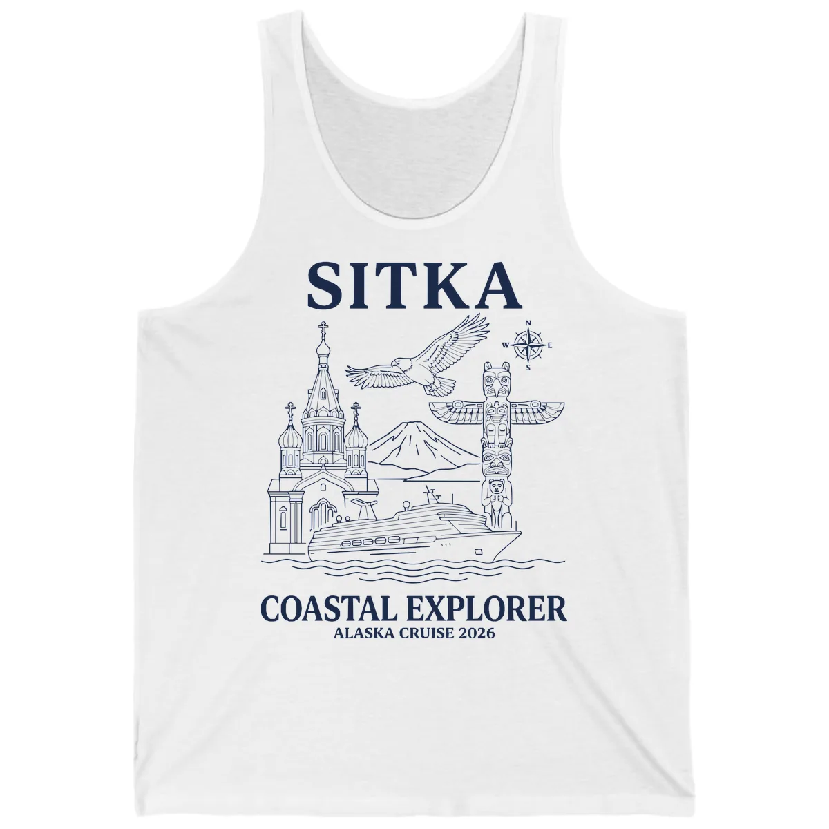 Sitka Coastal Explorer Alaska Cruise Tank in White
