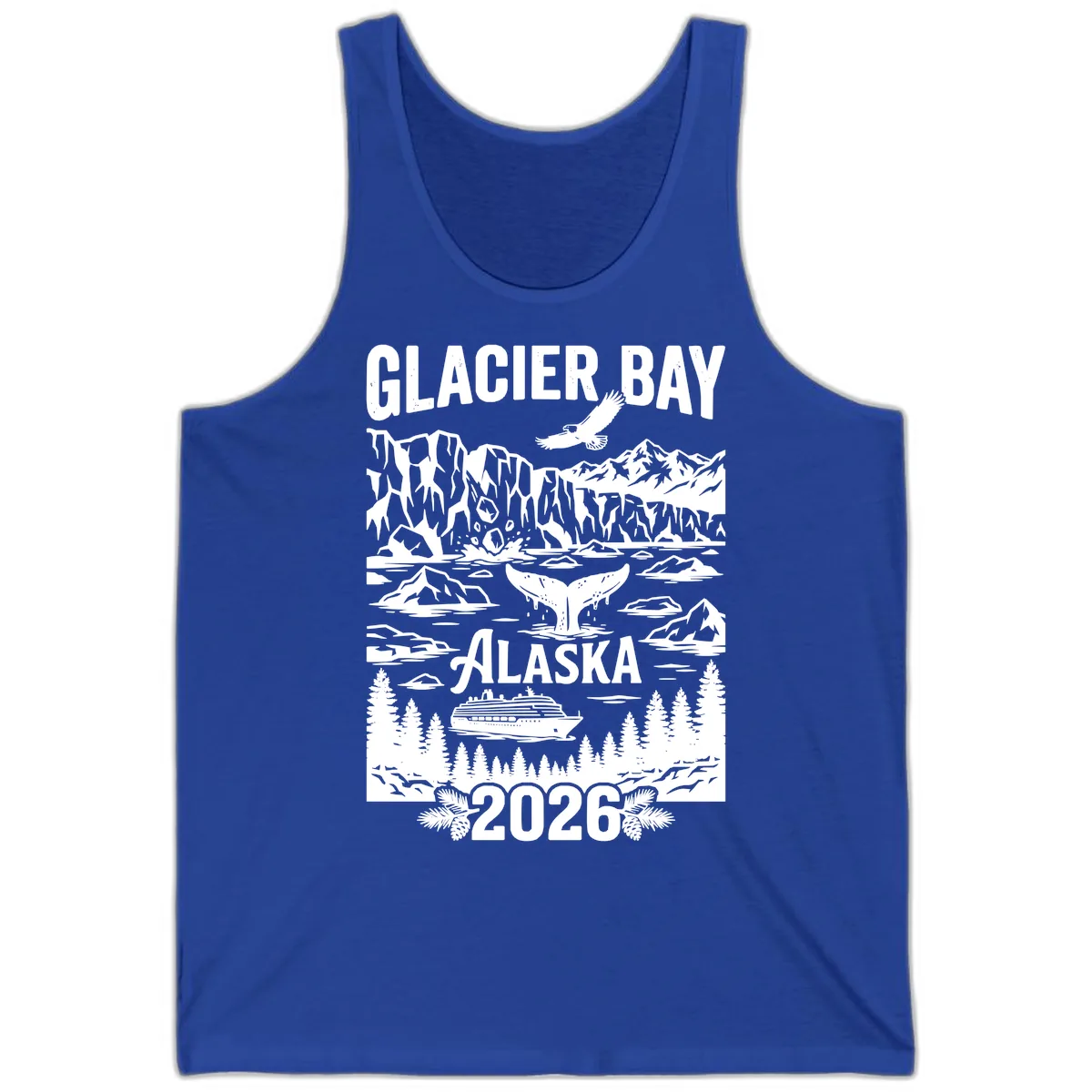 Glacier Bay Alaska Cruise 2026 Tank in True Royal