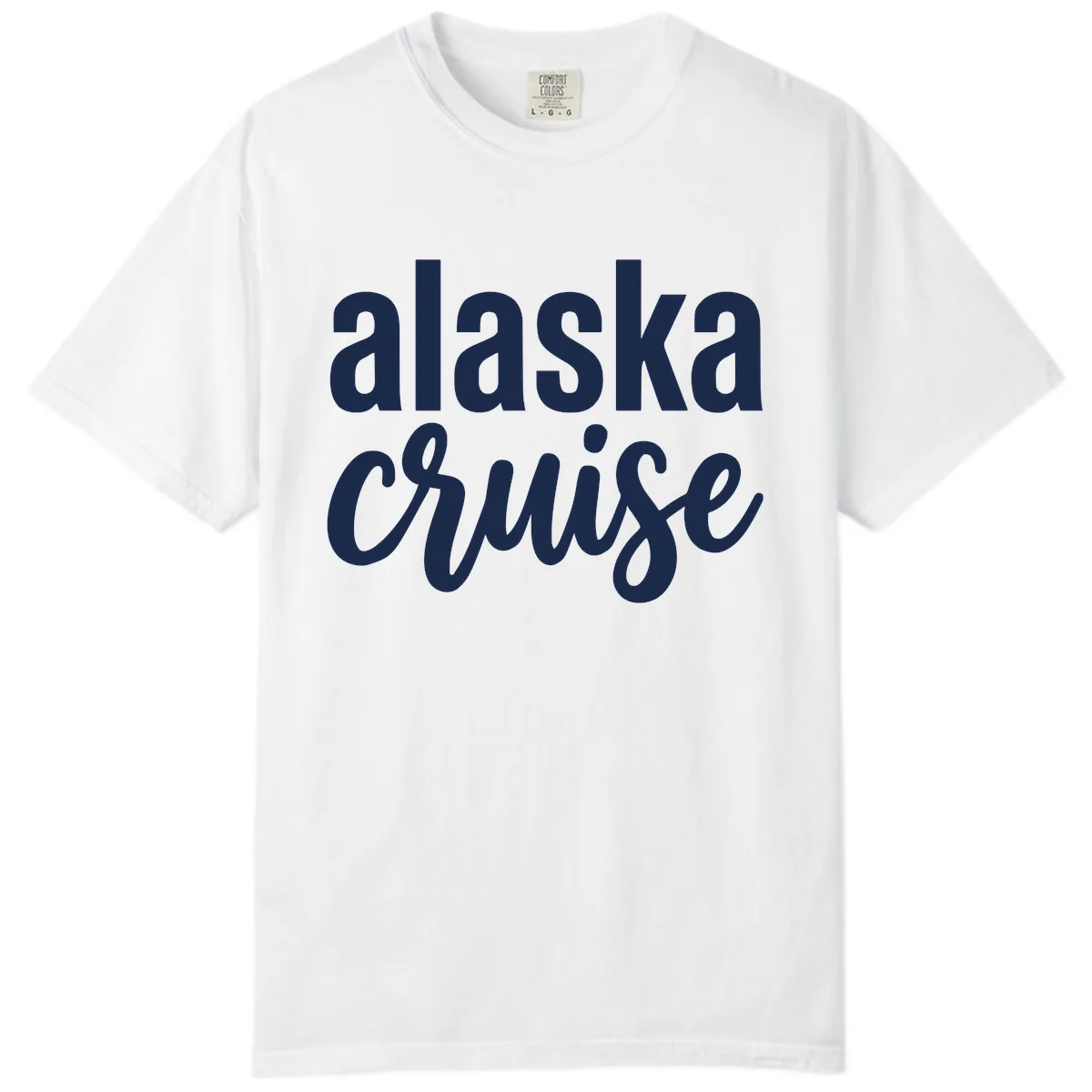 Alaska Cruise Adventure Comfort Color in White