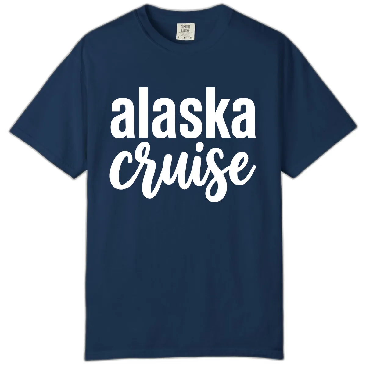 Alaska Cruise Adventure Comfort Color in Navy