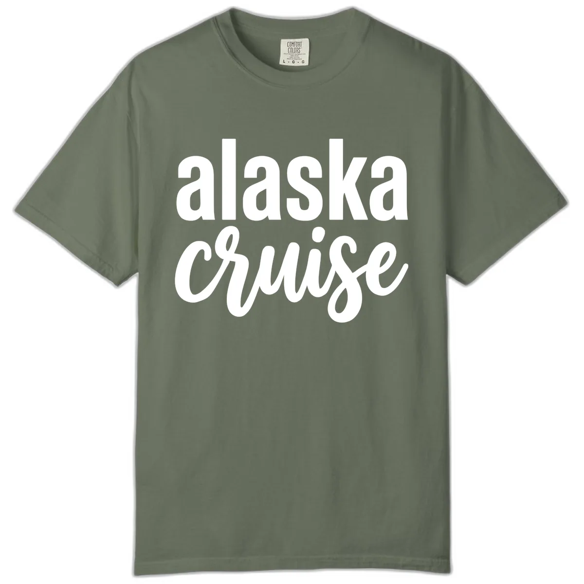 Alaska Cruise Adventure Comfort Color in Moss
