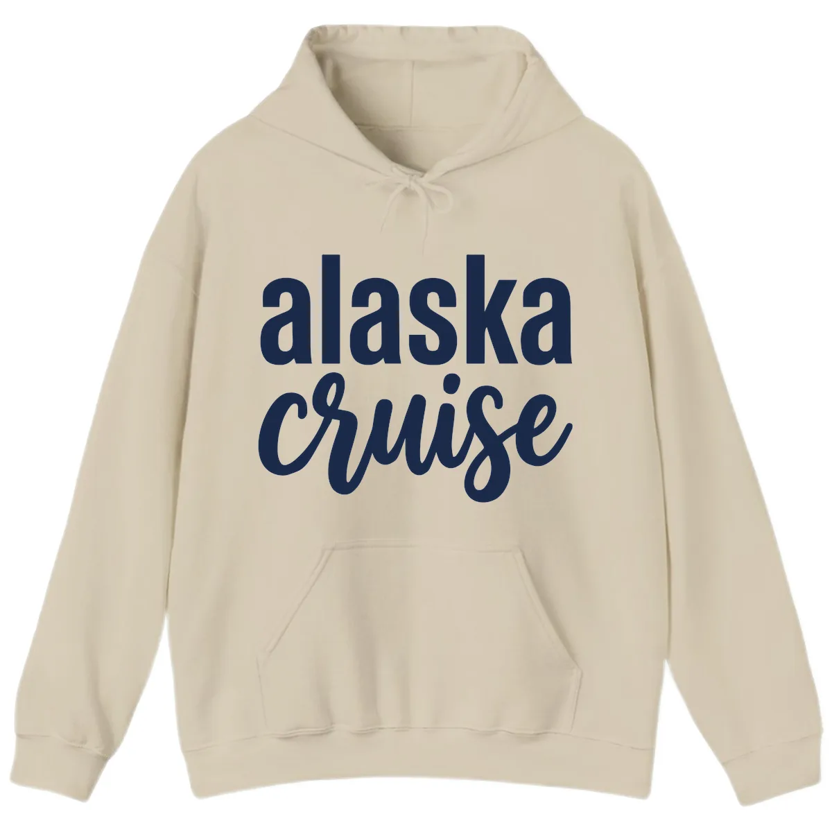 Alaska Cruise Adventure Hoodie in Sand