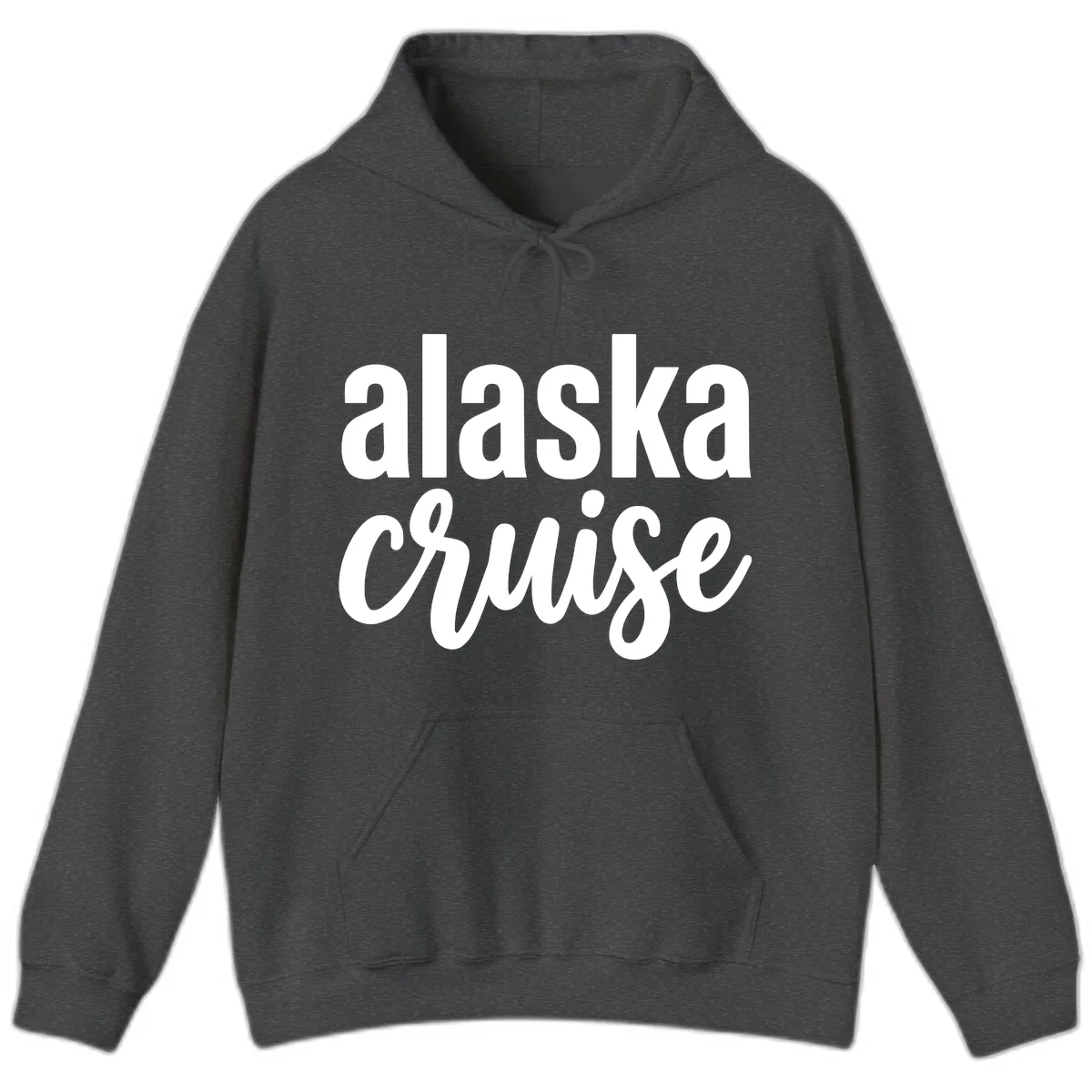 Alaska Cruise Adventure Hoodie in Dark Heather