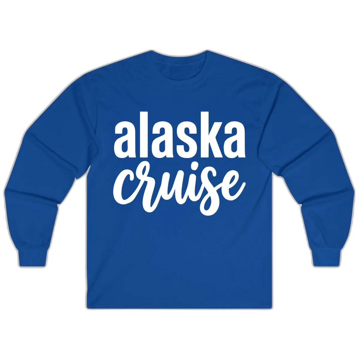 Alaska Cruise Adventure Long Sleeve in Royal