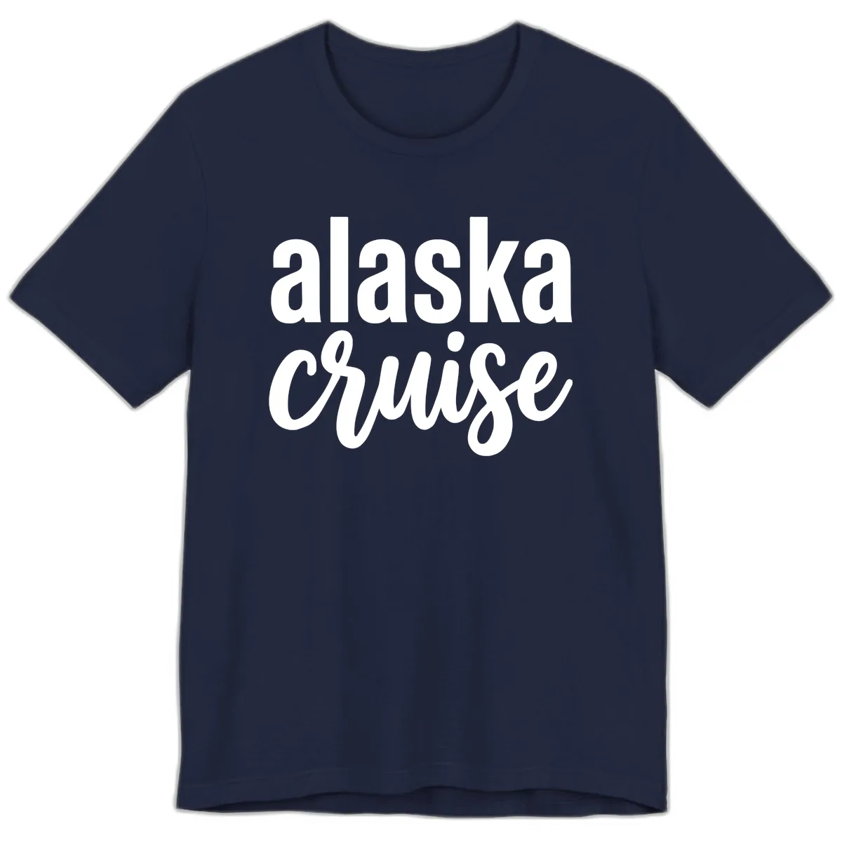 Alaska Cruise Adventure Premium T-Shirt in Navy