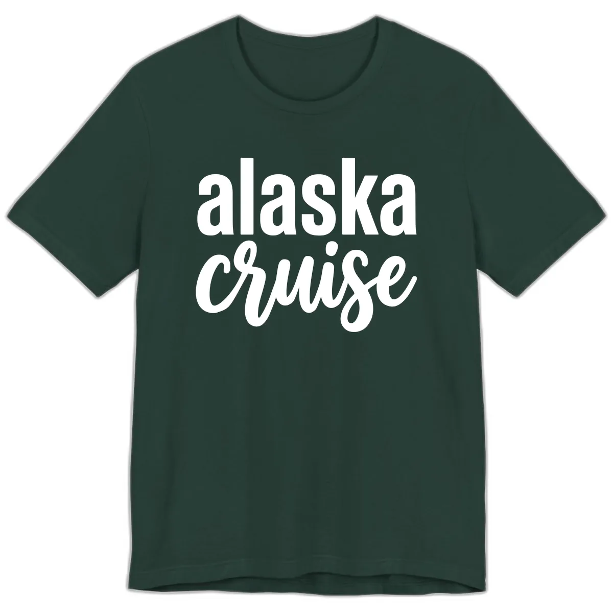 Alaska Cruise Adventure Premium T-Shirt in Forest