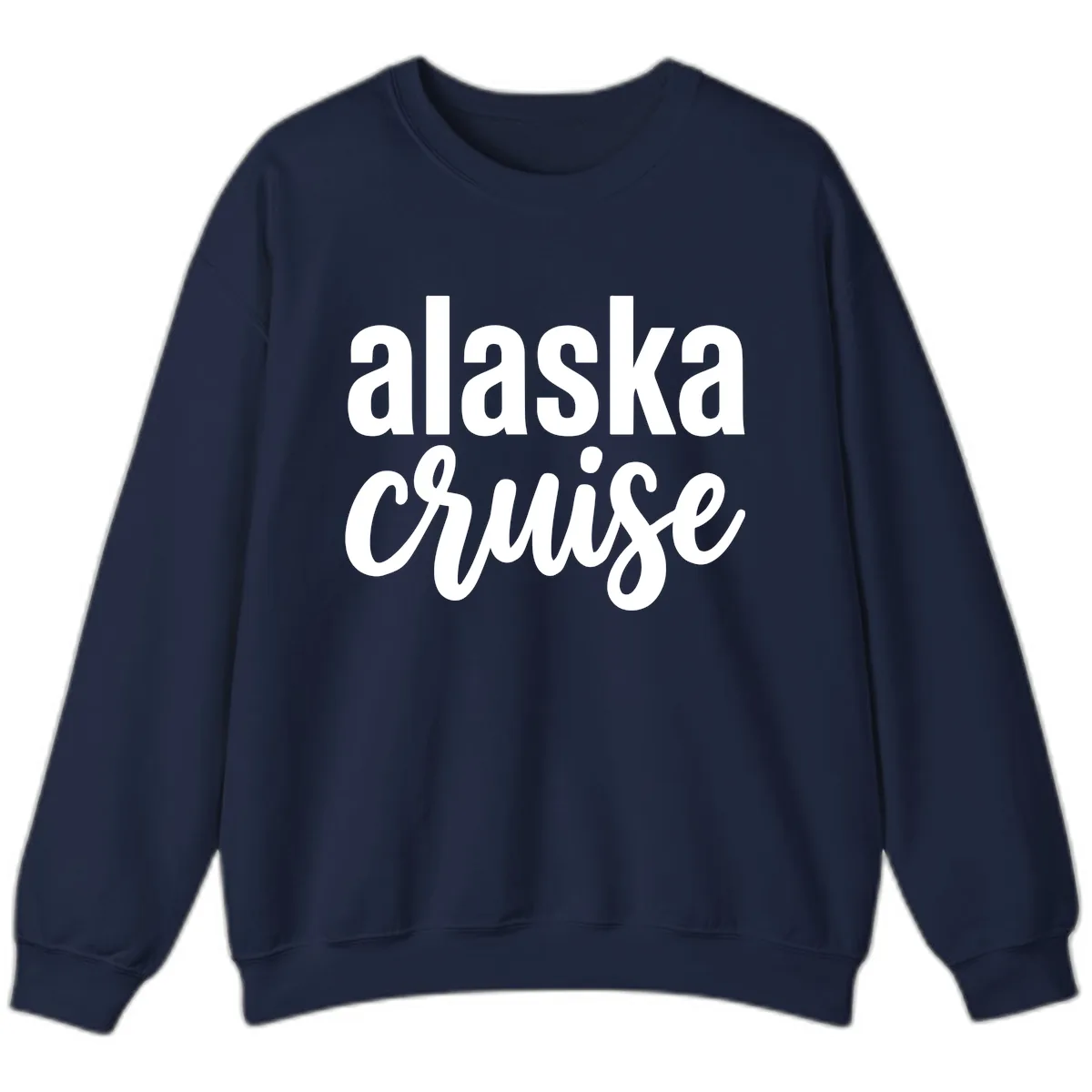 Alaska Cruise Adventure Sweatshirt in Navy
