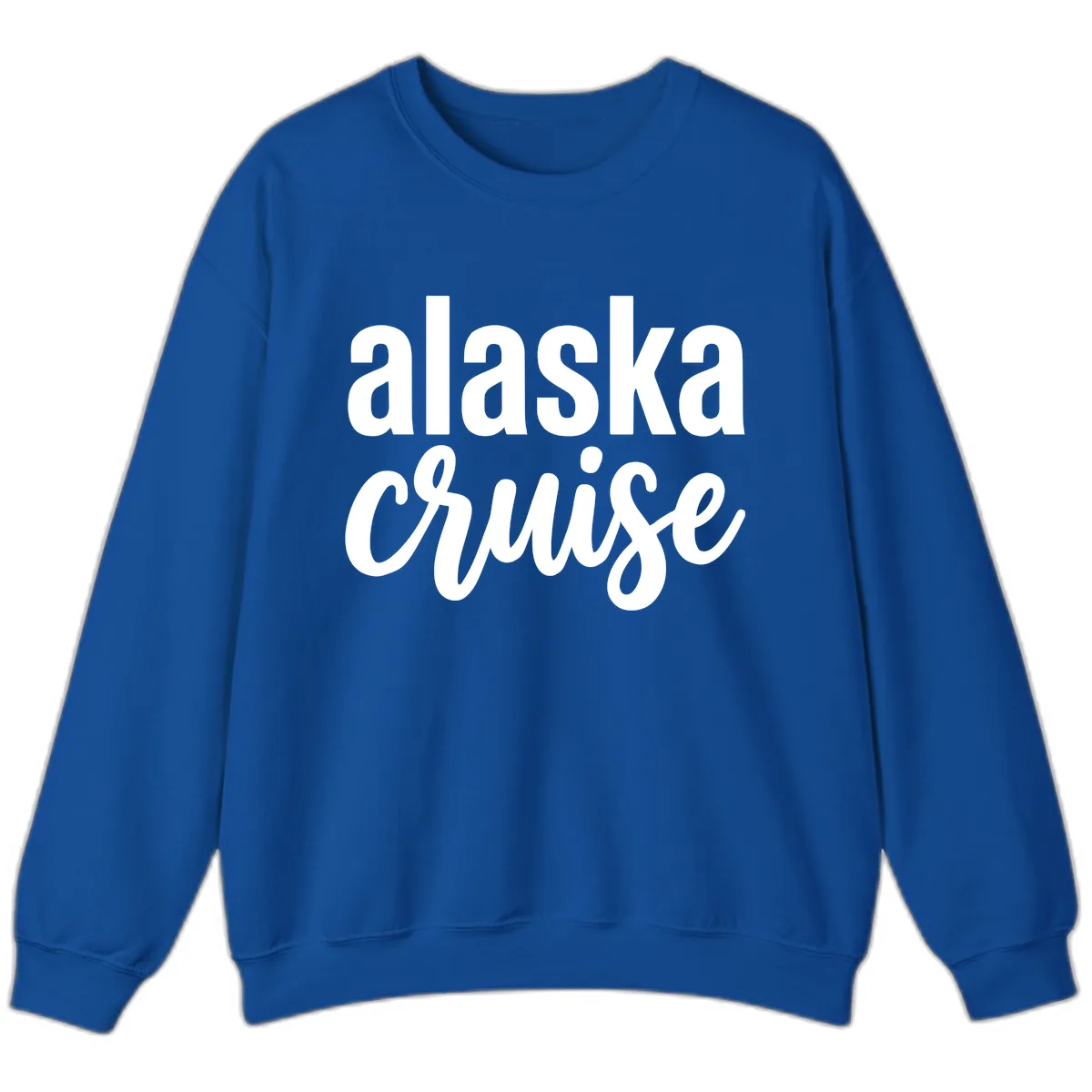 Alaska Cruise Adventure Sweatshirt in Royal