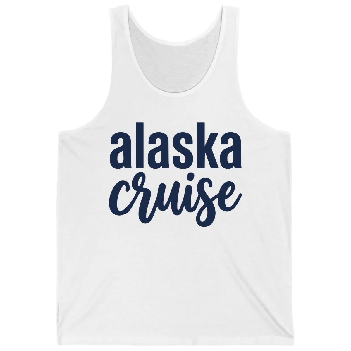 Alaska Cruise Adventure Tank in White