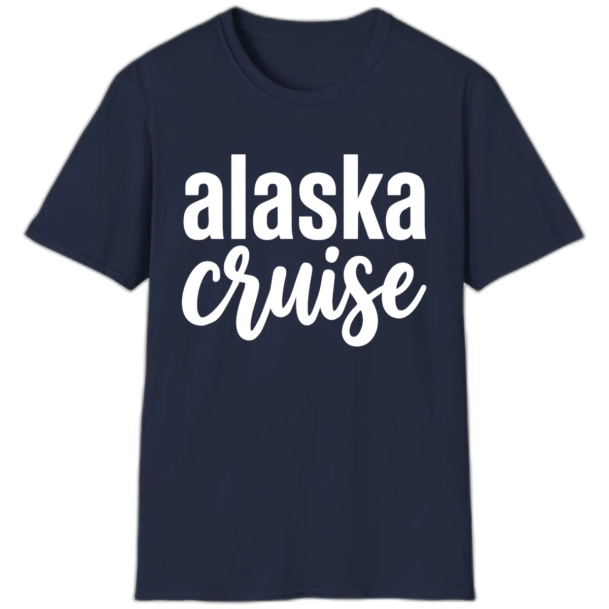 Alaska Cruise Adventure T-Shirt in Navy