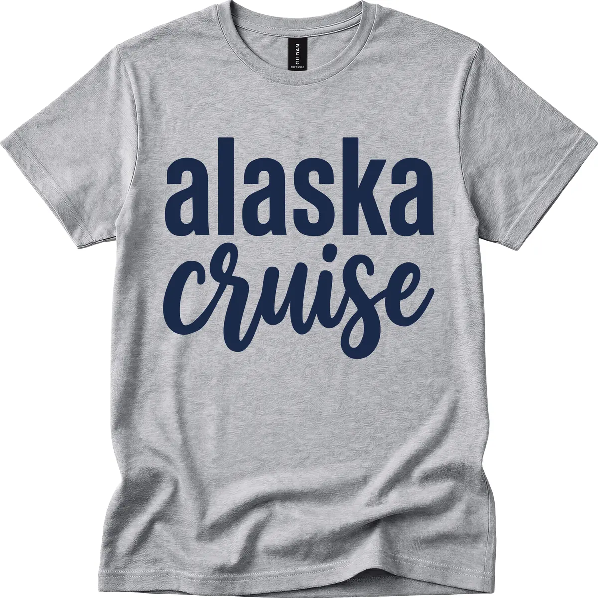 Alaska Cruise Adventure T-Shirt in Sport Grey