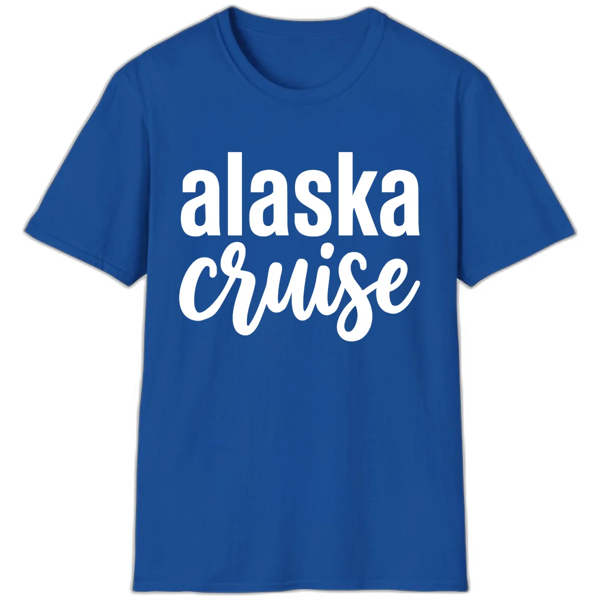 Alaska Cruise Adventure T-Shirt in Royal