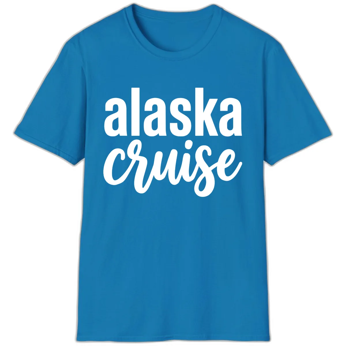 Alaska Cruise Adventure T-Shirt in Sapphire