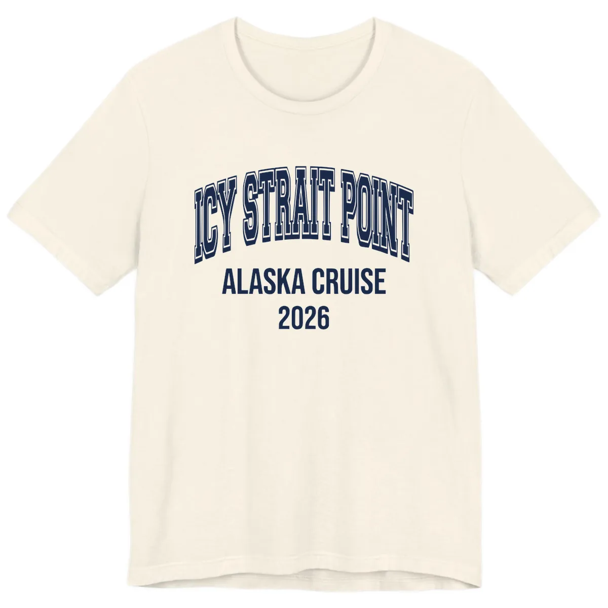 Dry Strait Point Alaska Cruise 2026 Premium T-Shirt in Natural