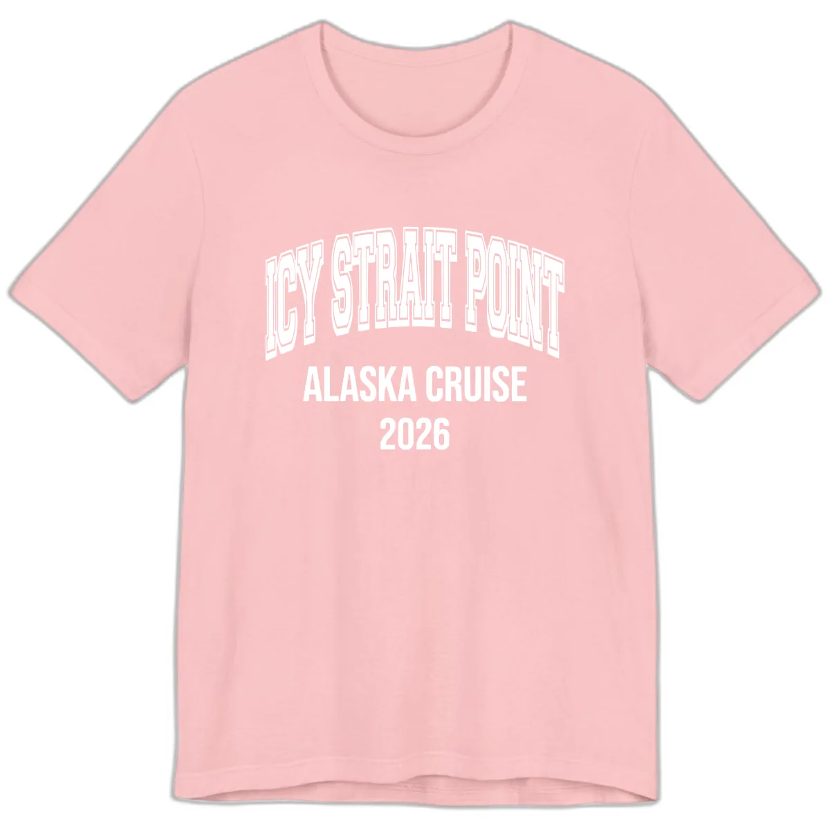 Dry Strait Point Alaska Cruise 2026 Premium T-Shirt in Pink