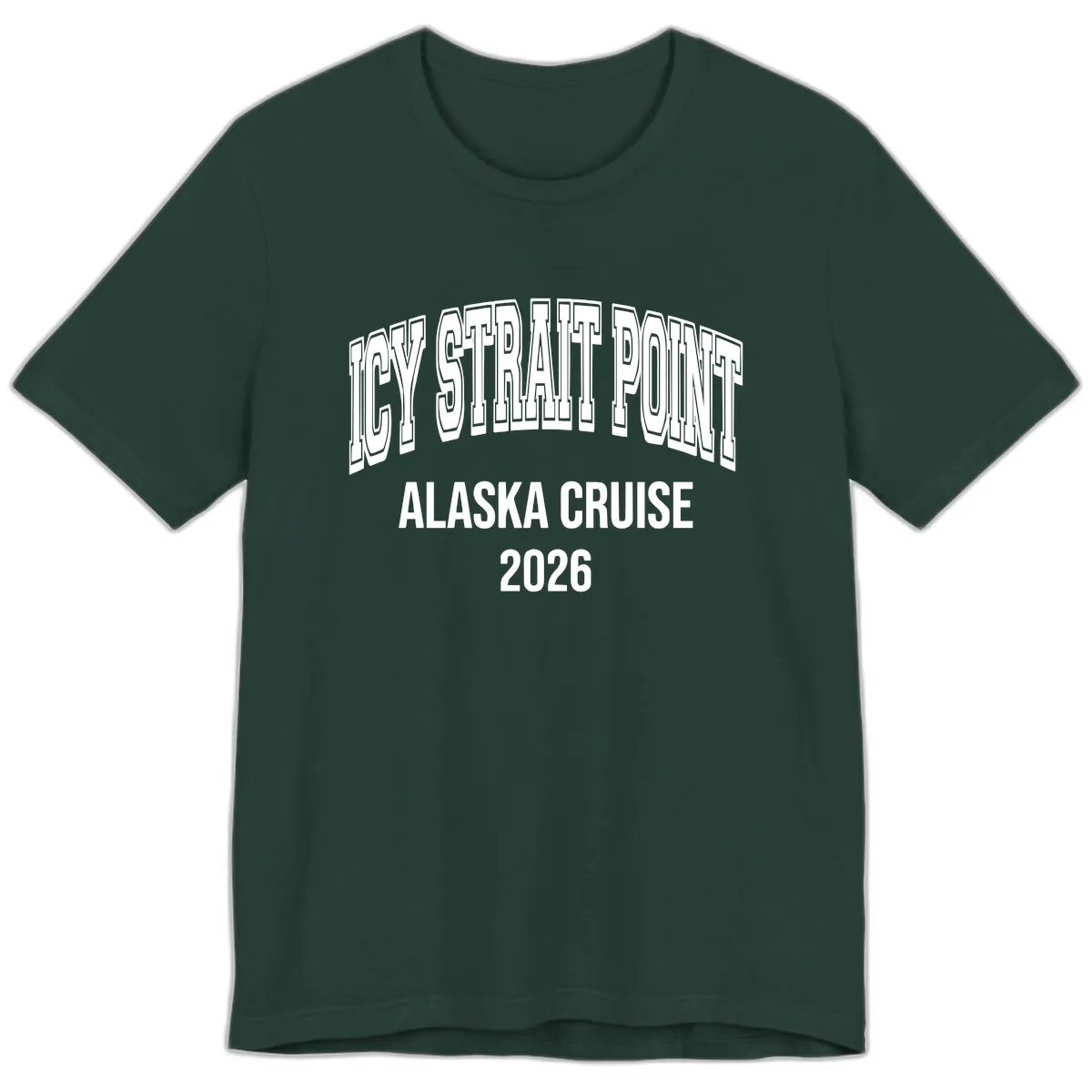 Dry Strait Point Alaska Cruise 2026 Premium T-Shirt in Forest