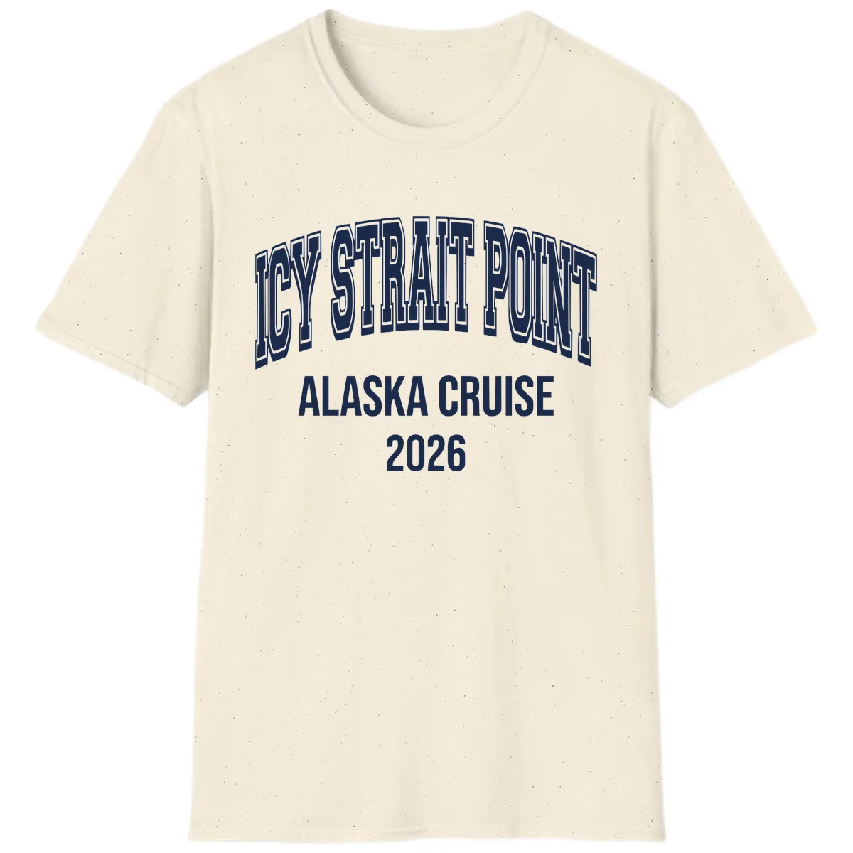Dry Strait Point Alaska Cruise 2026 T-Shirt in Natural