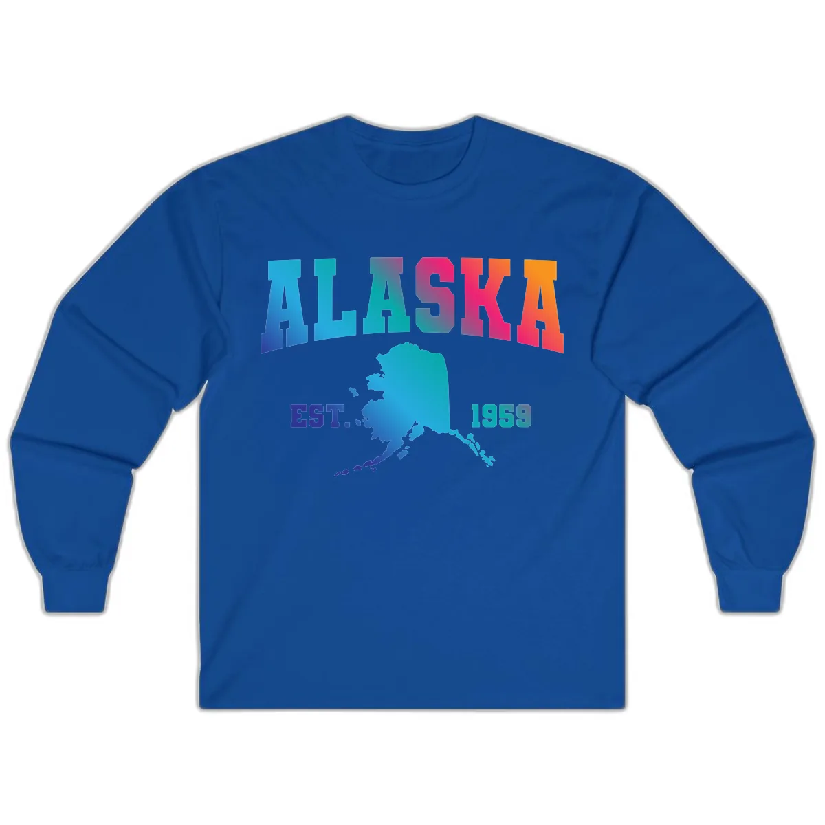 Alaska Est. 1959 State Pride Long Sleeve in Royal