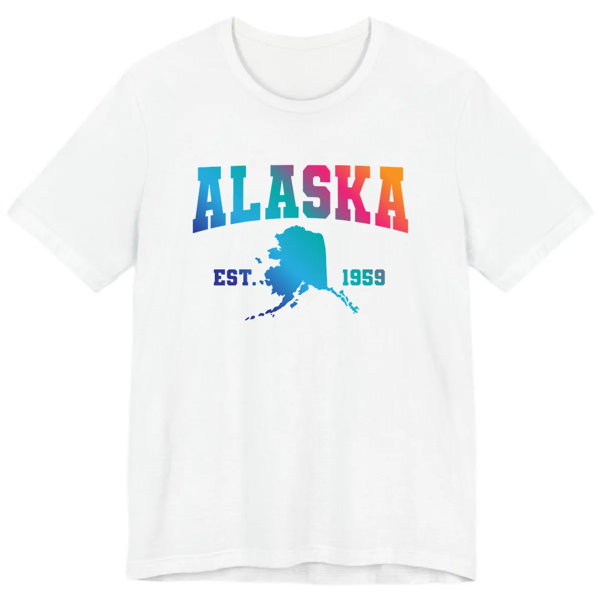 Alaska Est. 1959 State Pride Premium T-Shirt in White
