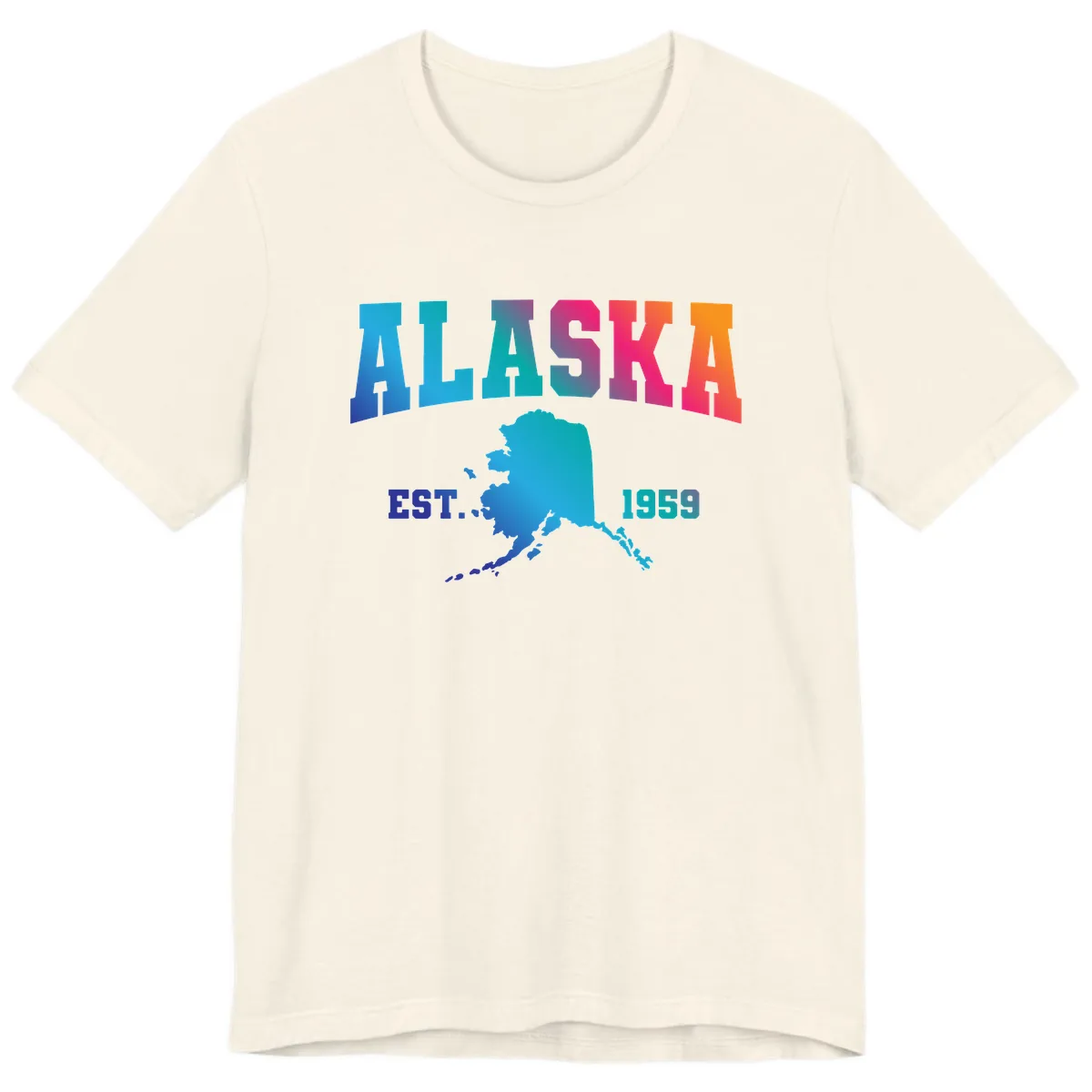 Alaska Est. 1959 State Pride Premium T-Shirt in Natural