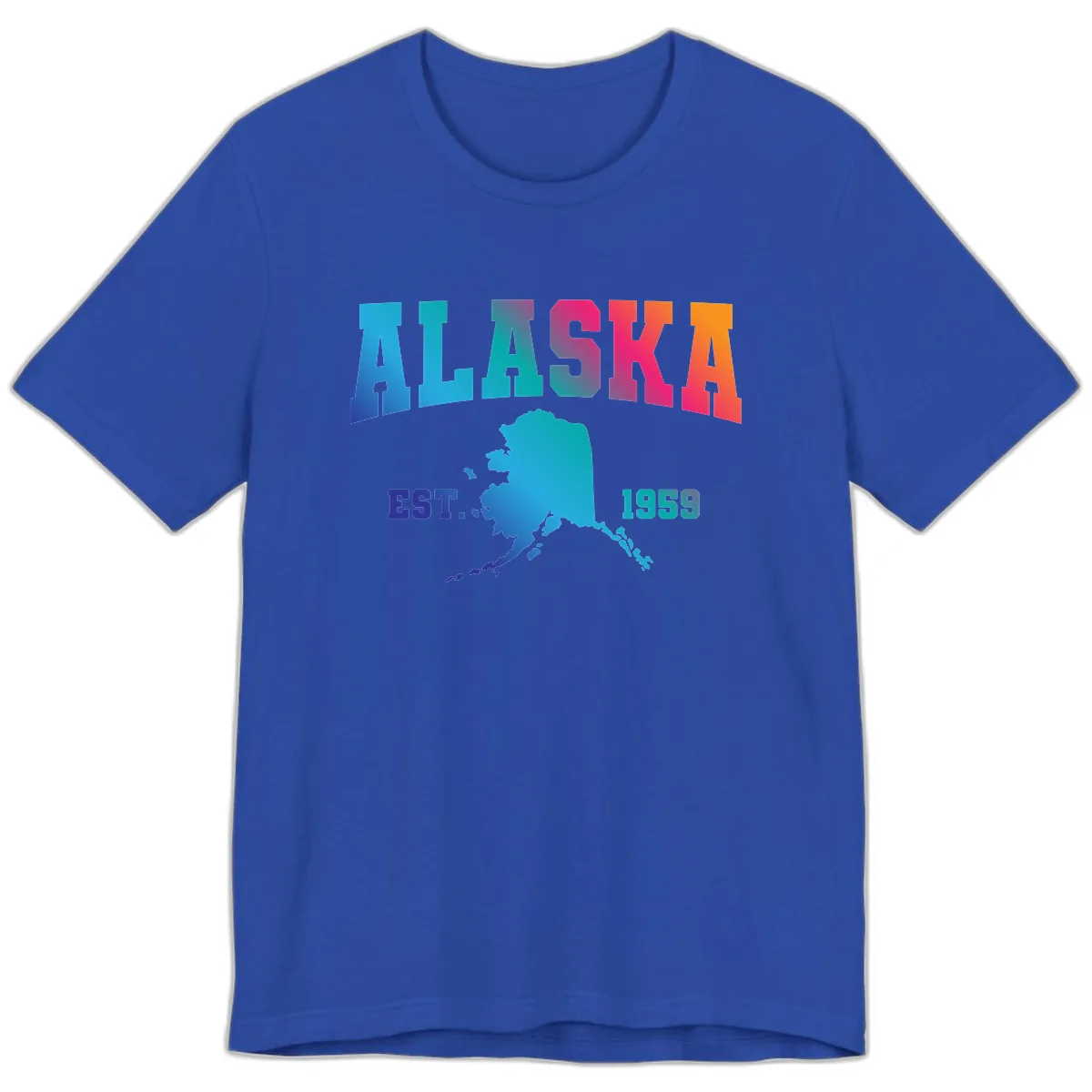 Alaska Est. 1959 State Pride Premium T-Shirt in True Royal