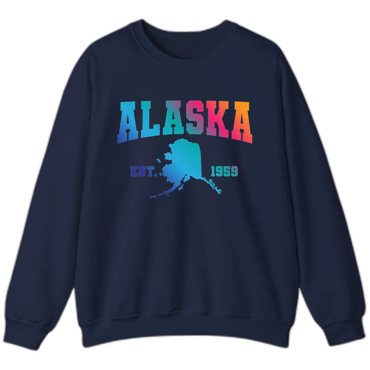 Alaska Est. 1959 State Pride Sweatshirt in Navy