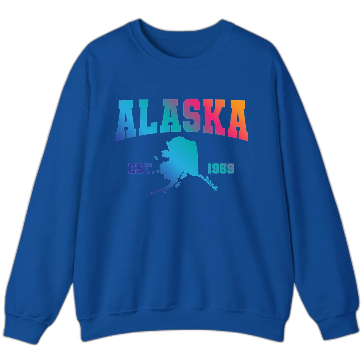 Alaska Est. 1959 State Pride Sweatshirt in Royal