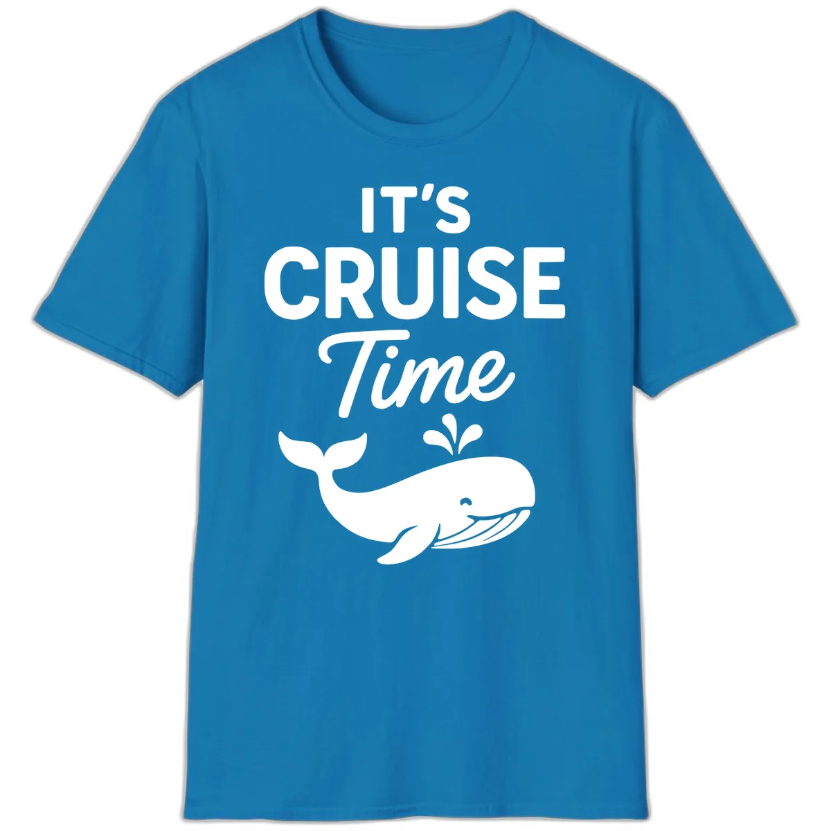 It's Cruise Time Whale T-Shirt in Sapphire