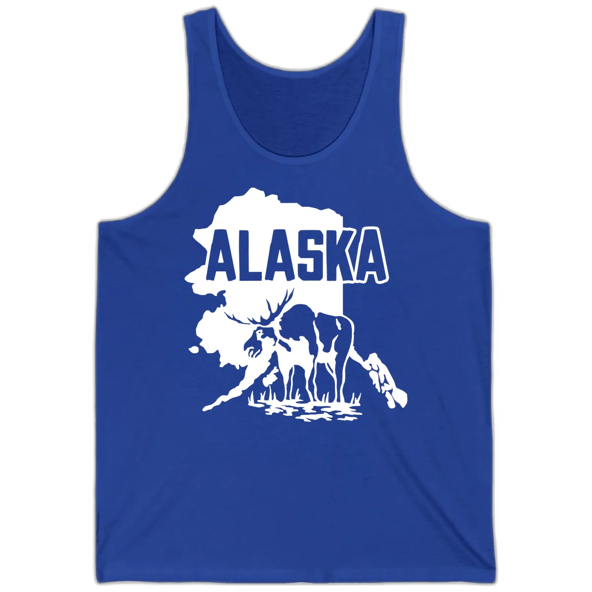 Alaska Wildlife & Map Adventure Tank in True Royal