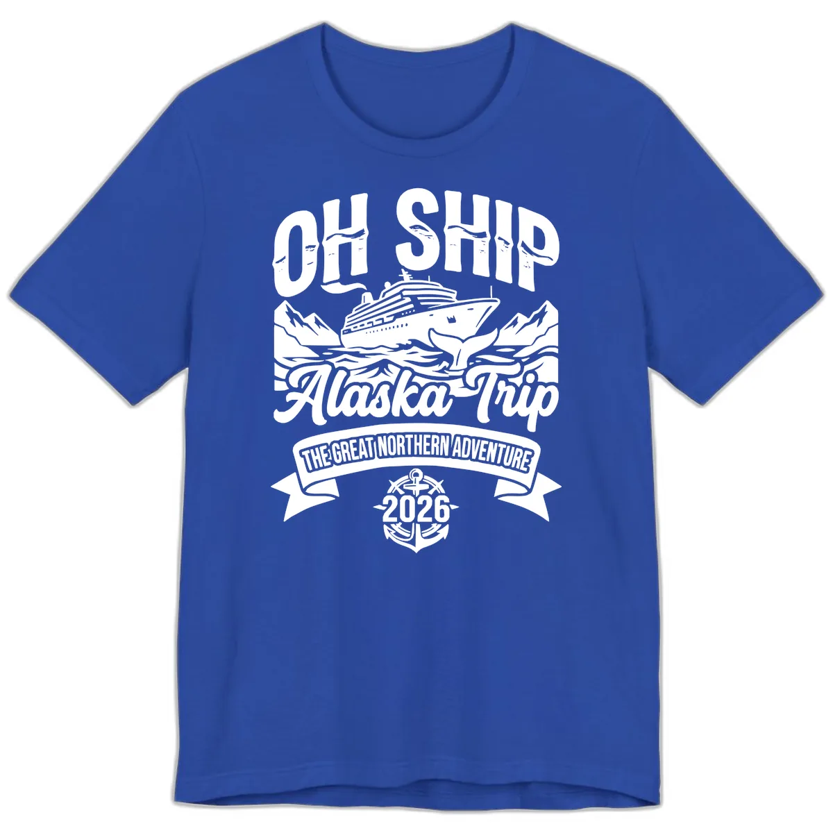 Off Ship Alaska Trip Cruise Adventure Premium T-Shirt in True Royal