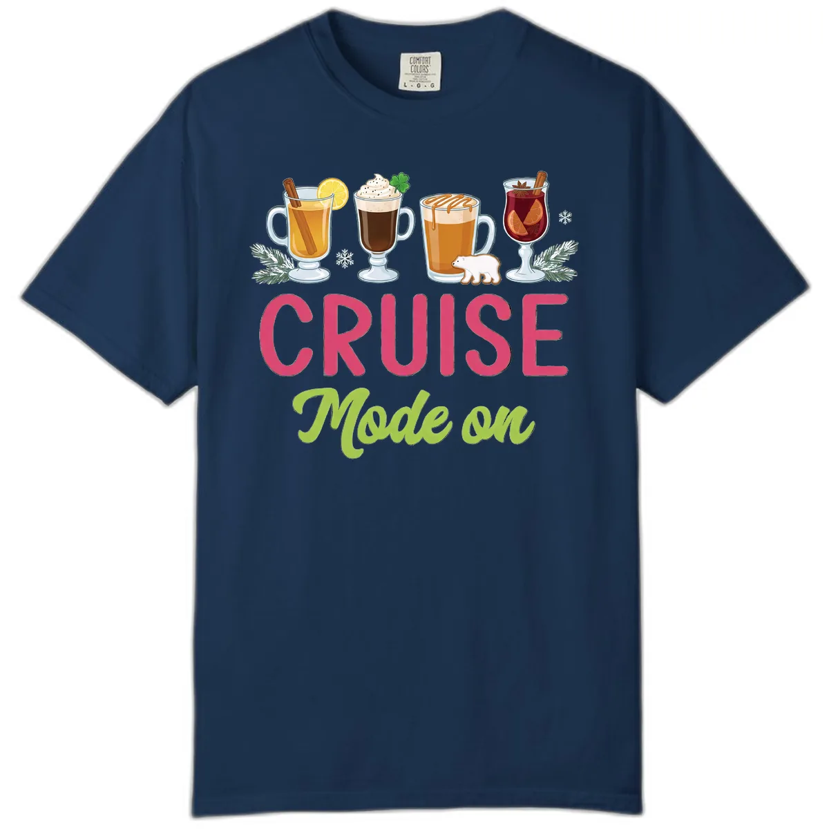 Cruise Mode On Comfort Color in Navy