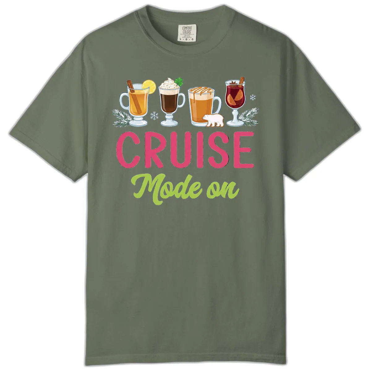 Cruise Mode On Comfort Color in Moss