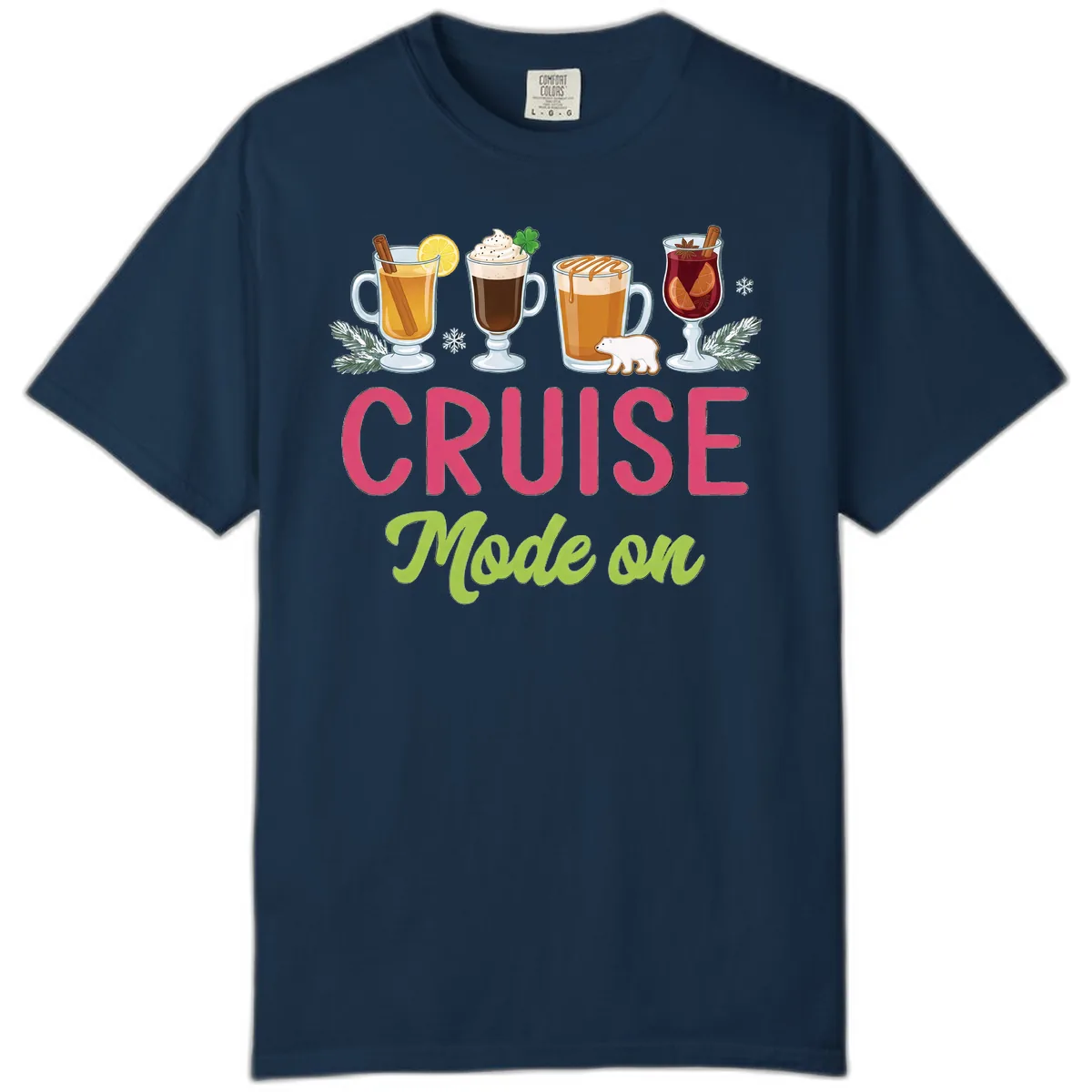 Cruise Mode On Comfort Color in True Navy