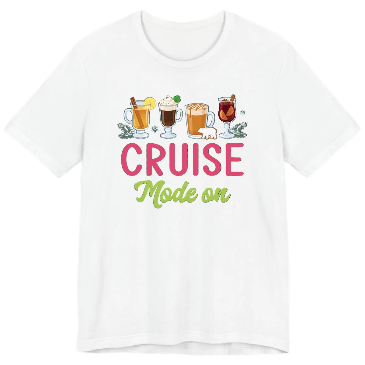 Cruise Mode On Premium T-Shirt in White