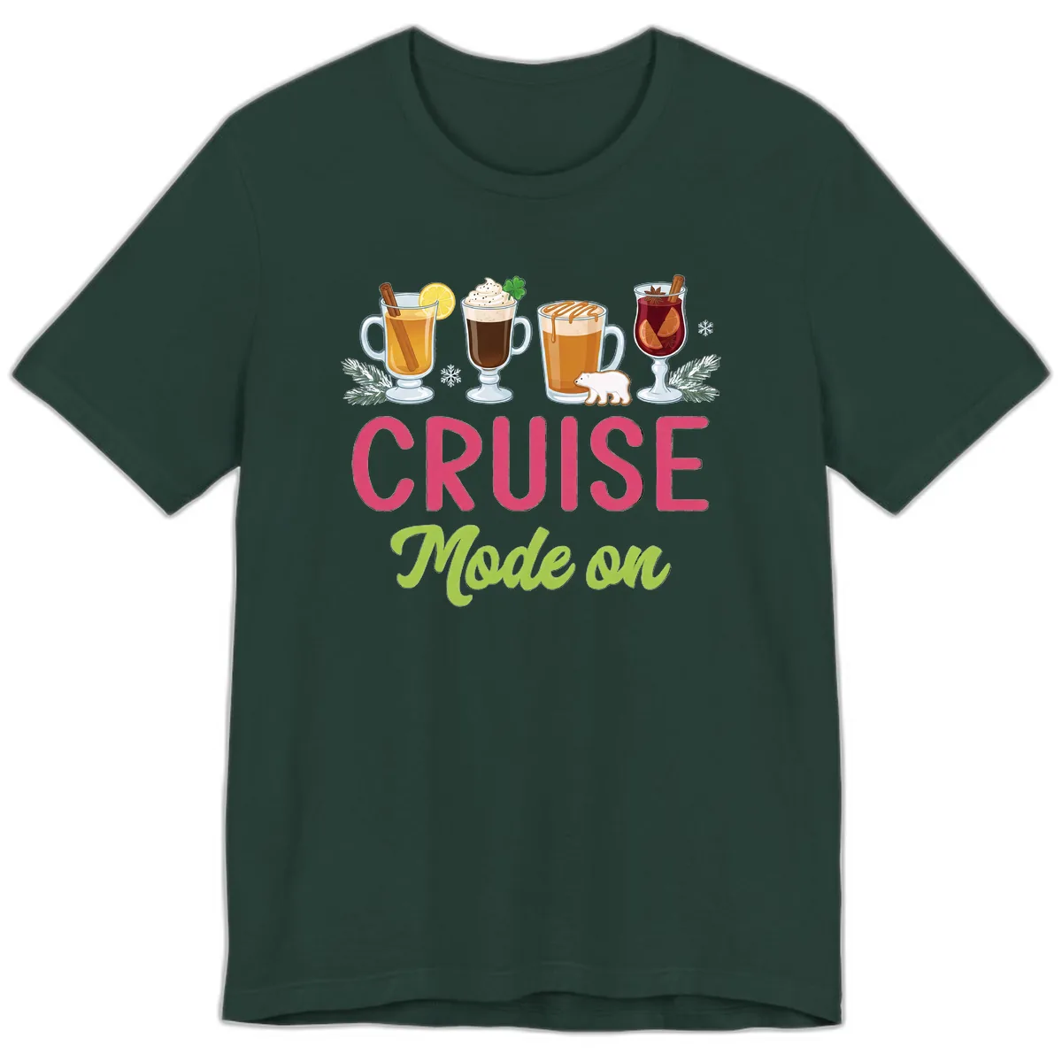 Cruise Mode On Premium T-Shirt in Forest